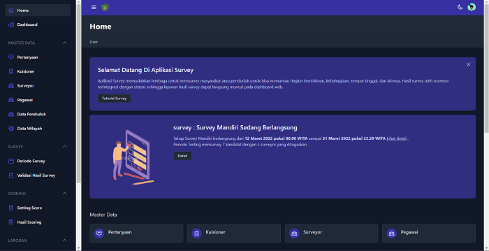 Aplikasi Survey
